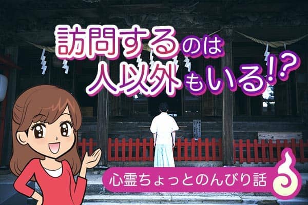 訪問するのは人以外もいる！？心霊ちょっとのんびり話